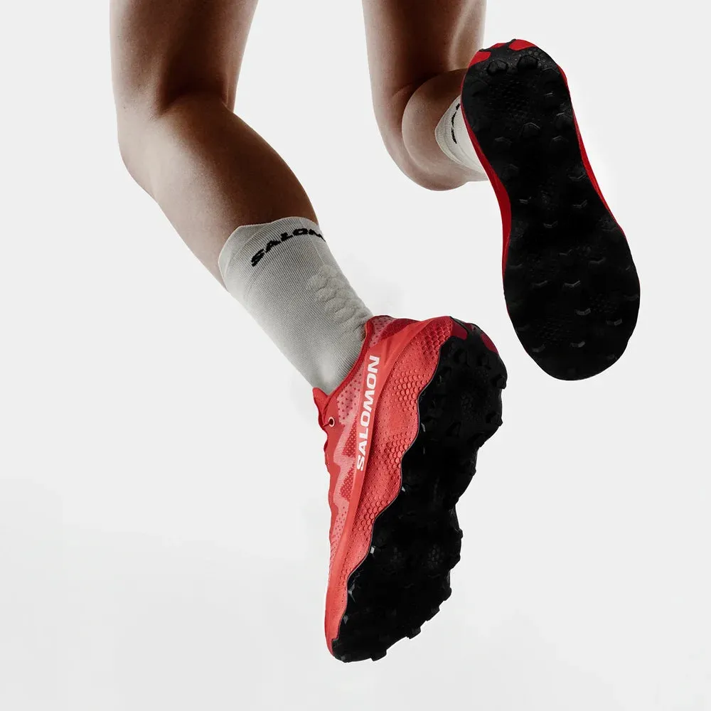 S/Lab Ultra Glide Trail Running Shoe - Fiery Red/Pompeian Red/Vanilla Ice - Regular (D) guided trekking shoes