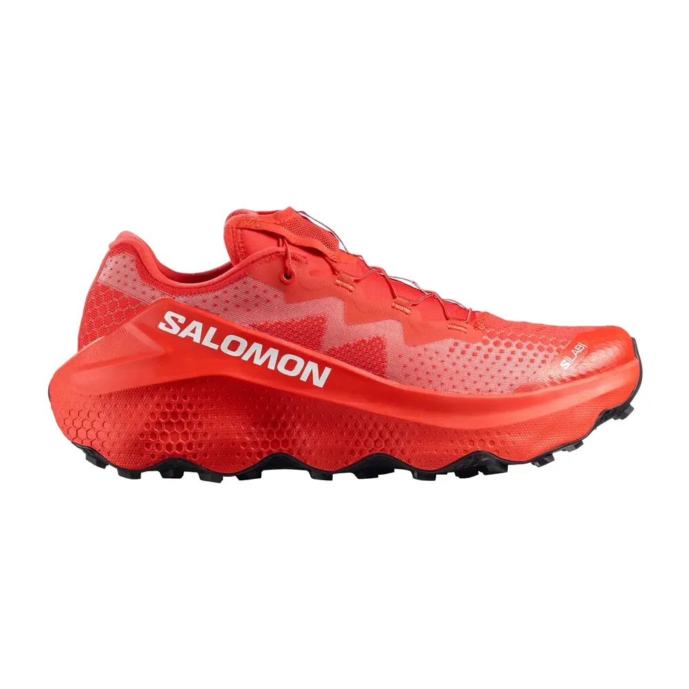 S/Lab Ultra Glide Trail Running Shoe - Fiery Red/Pompeian Red/Vanilla Ice - Regular (D) Thermal Regulating Liner