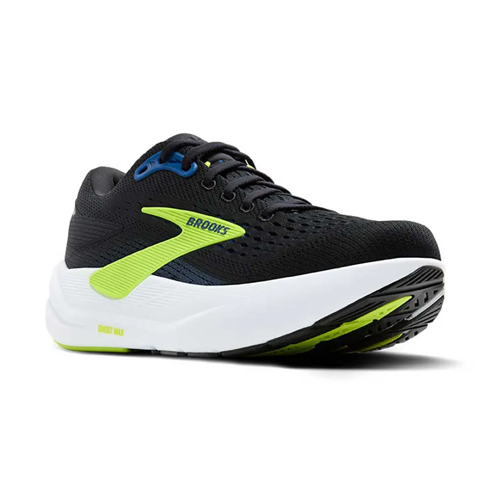Thermo Regulating Liner Men's Ghost Max 3 Running Shoe - Black/Navy/Acid Lime - Regular (D)