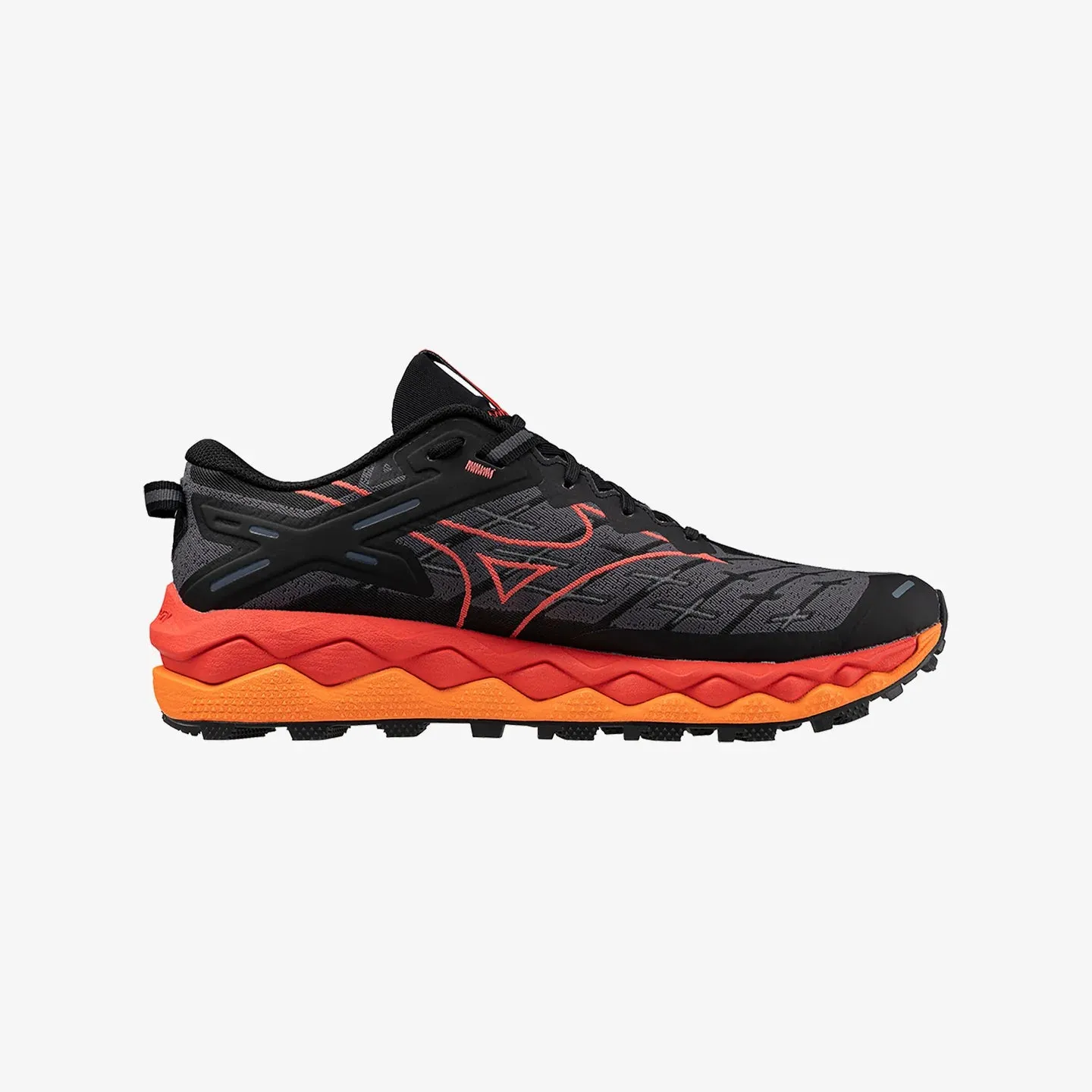 Enhanced Durability rubber sole trail shoes Mizuno Wave Mujin 10 Mens
