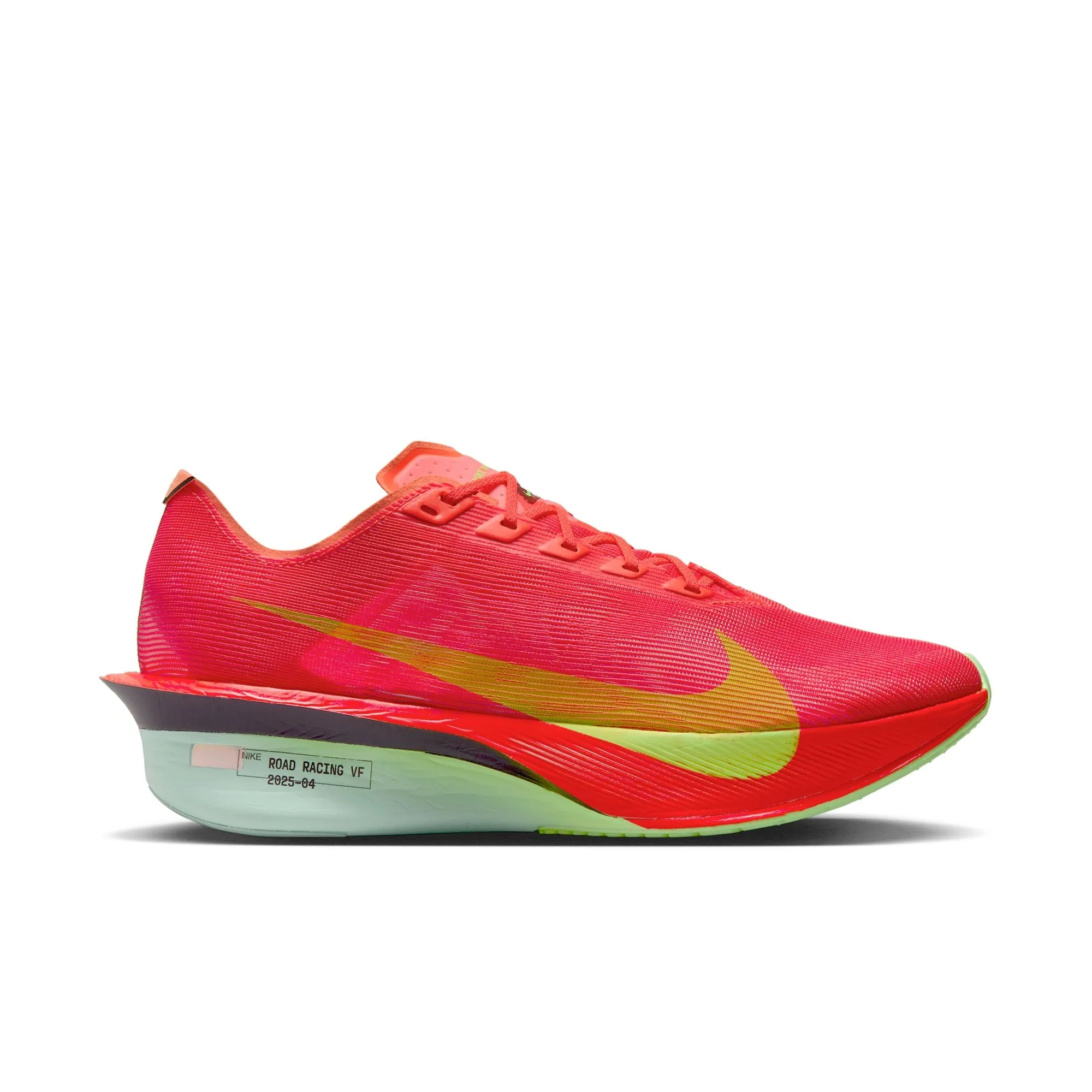 Reinforced Heel Stabilizer Adventure Running Men??s Vaporfly 4 (600 - Bright Crimson/Lime Blast-Mint Foam)