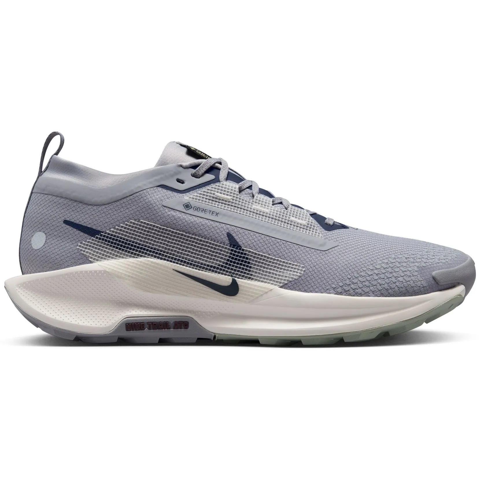 elite trail running shoes alpine running sneakers Nike Men's Pegasus Trail 5 GORE-TEX Trail Running Shoes Cement Grey / Midnight Navy