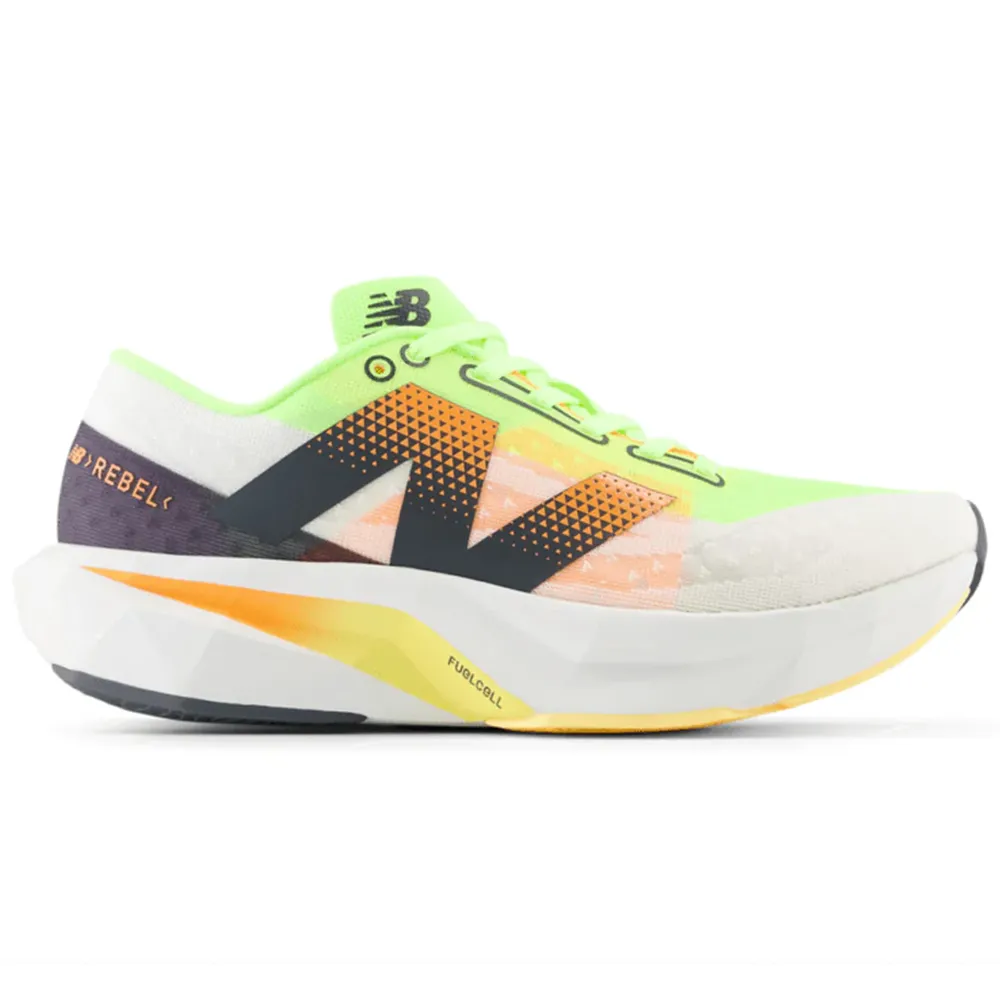 Men's New Balance FuelCell Rebel v4 running in a delta area shoes Long-Lasting Comfort