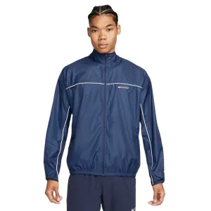 windproof lining Nike Men's Storm-FIT Track Club Jacket Midnight Navy / Summit White