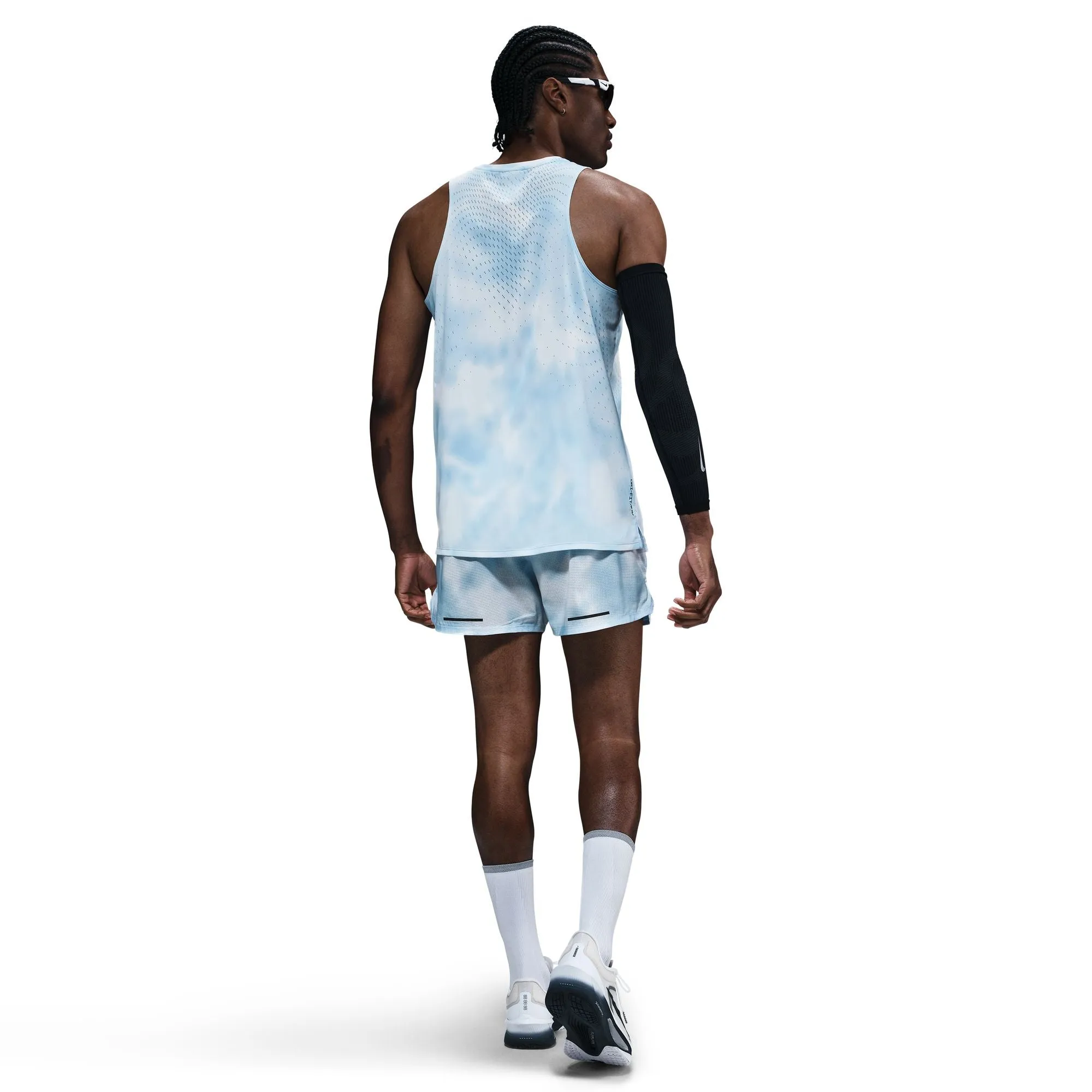 shock - resistance test passed Men's Dri-FIT Division Breathe ADV Running Vest Psychic Blue / Black