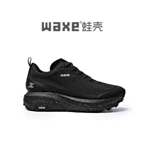 sustainable running shoes Waxe 095 Dyneema Carbon Plated Trail Running Shoes (Polar Night Black)