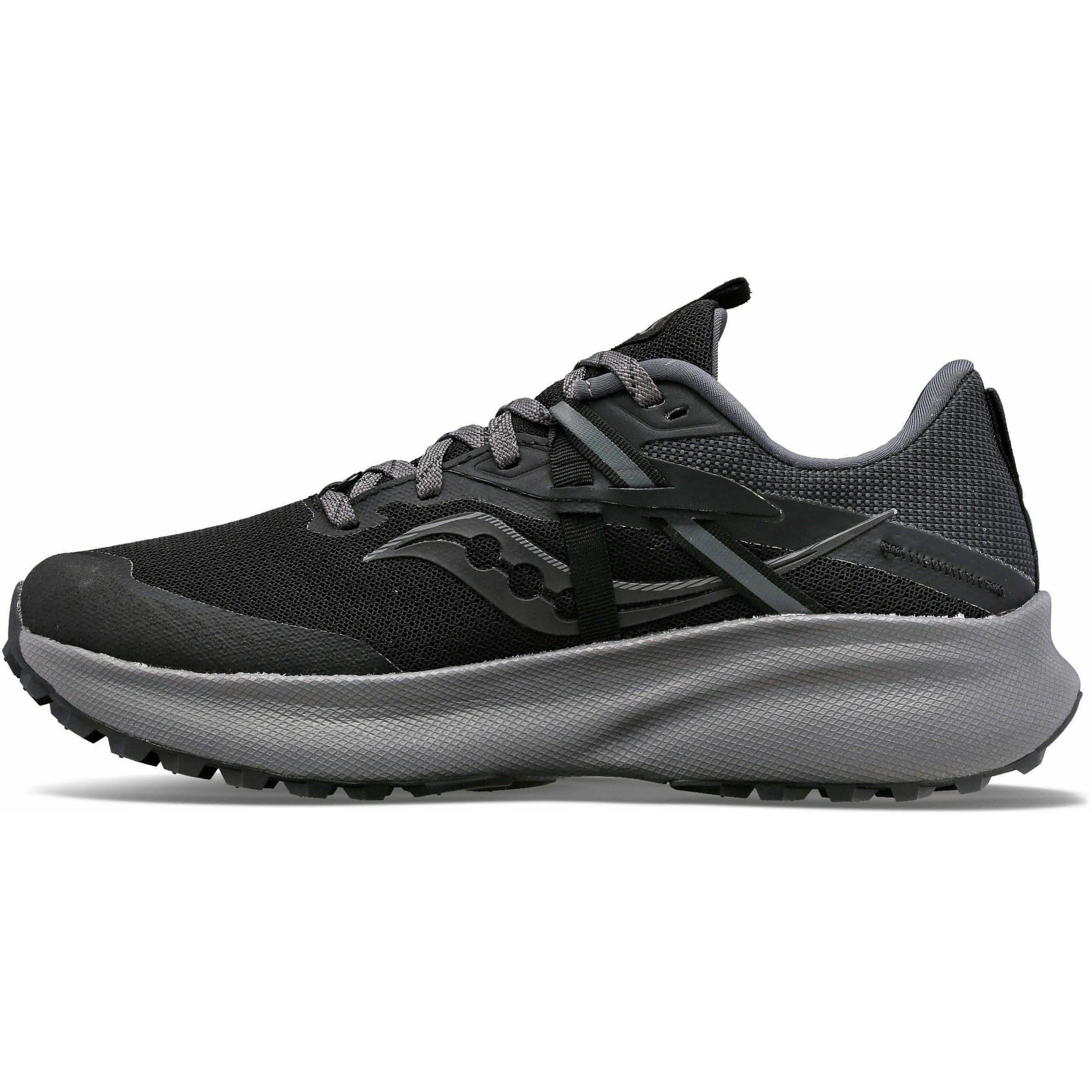 Saucony Ride 15 TR GORE-TEX Womens Trail Running Shoes - Black Reinforced Toe Bumper All Terrain Traction
