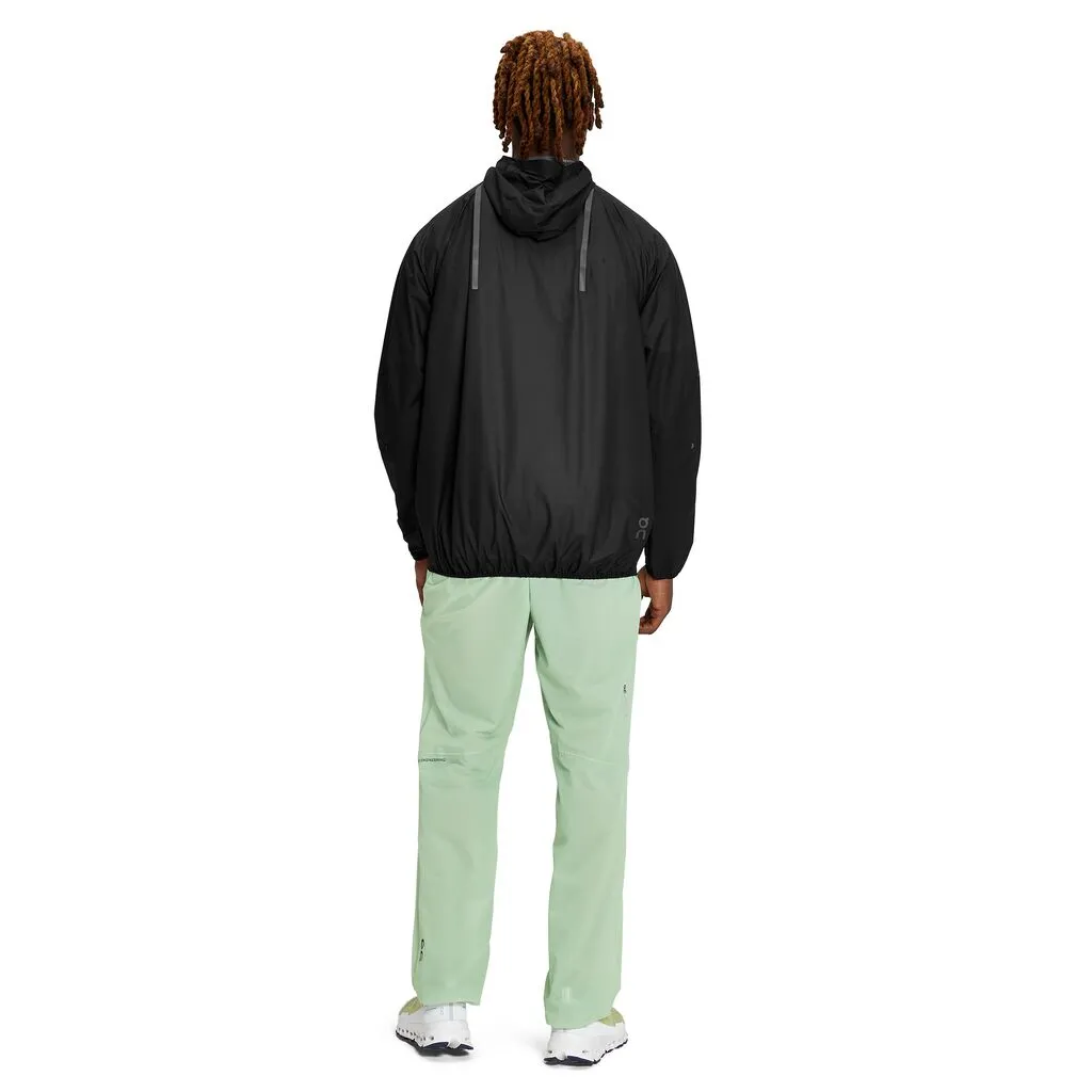 On Men's Ultra Jacket Black Adjustable Cold Weather