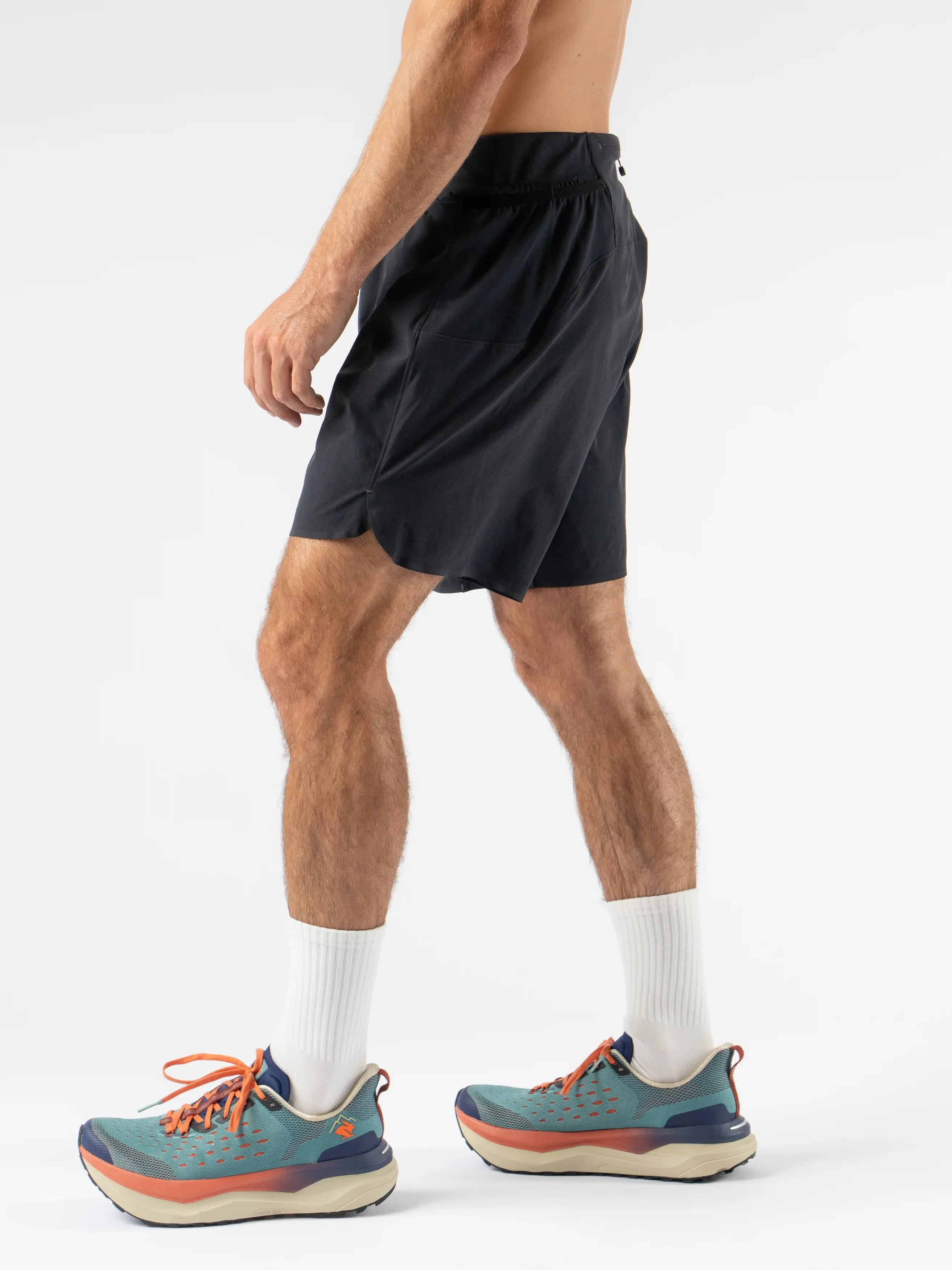 rabbit | FKT 7" | Men's | Black Seamless Comfort spandex blend