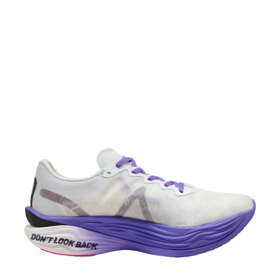 Tread Pattern Design pirate - themed running gear PUMA Men's Deviate NITRO Elite 3 DIGITOKYO Running Shoes in PUMA White/Dark Amethyst AW25