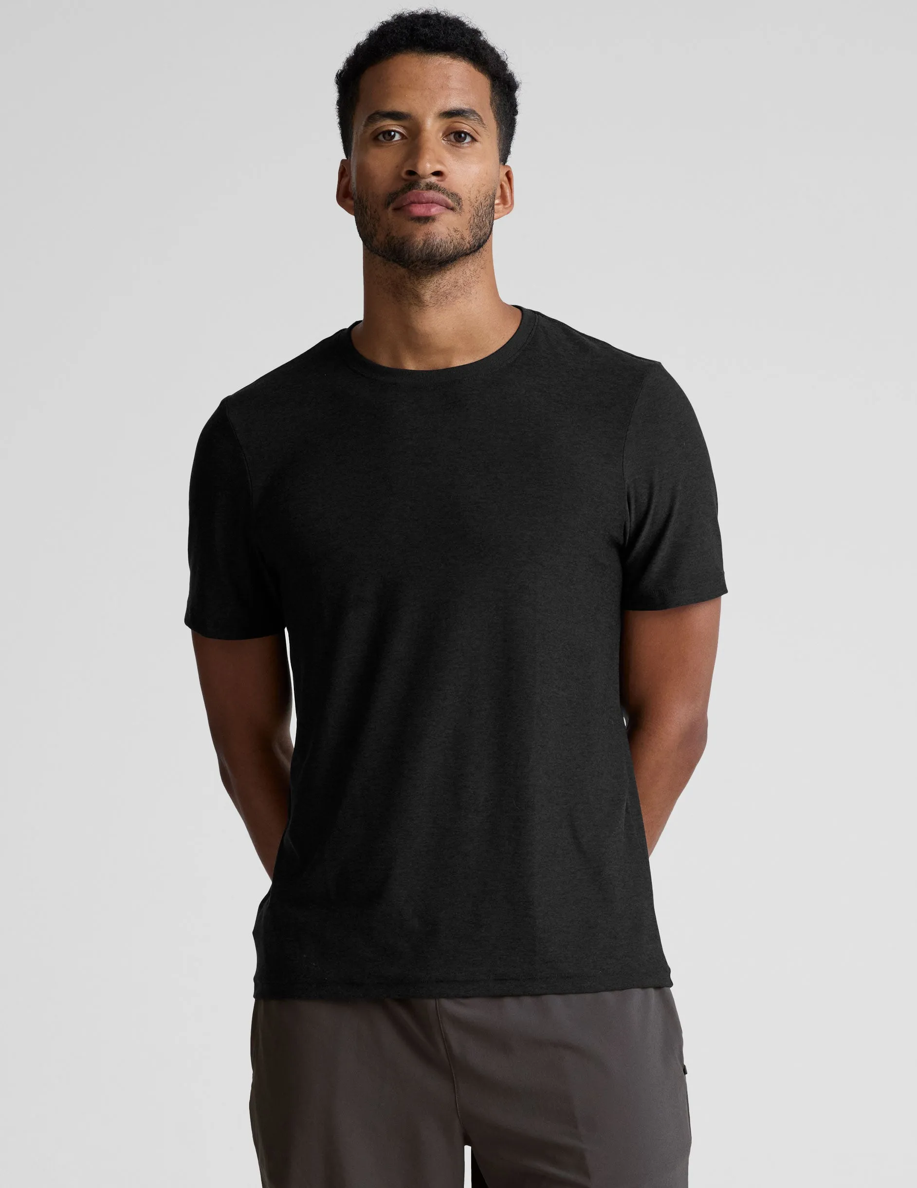 Always Beyond Men's Crew Tee 2.0 Job Interview Ribbed Collar Trim