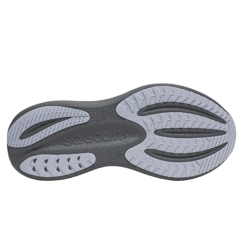 rubber - outsole Saucony Men's Triumph 23 Running Shoes in Grey/Shadow - Online Exclusive