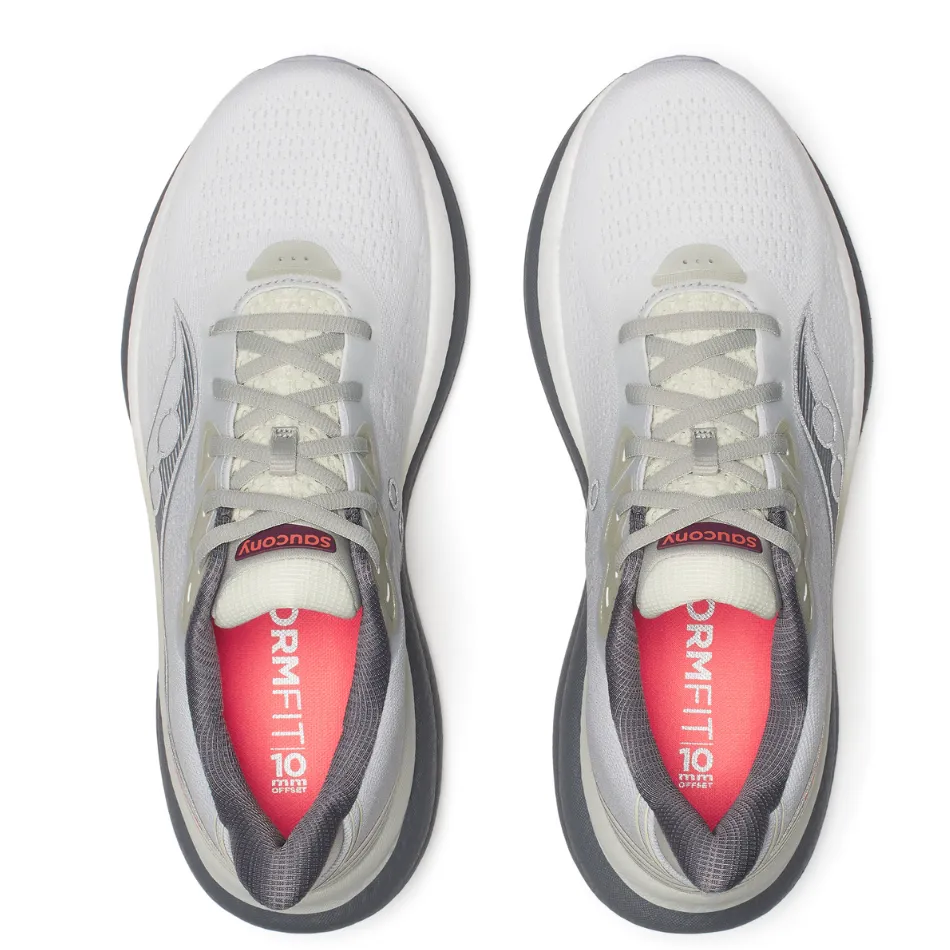 speed - training running shoes Saucony Men's Triumph 23 Running Shoes in Grey/Shadow - Online Exclusive