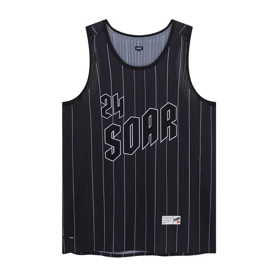 Waste - reducing Soar Men's American Race Vest Charcoal / Black