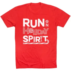 Running Short Sleeve T- Shirt -  Run On Holiday Spirit Summer cool