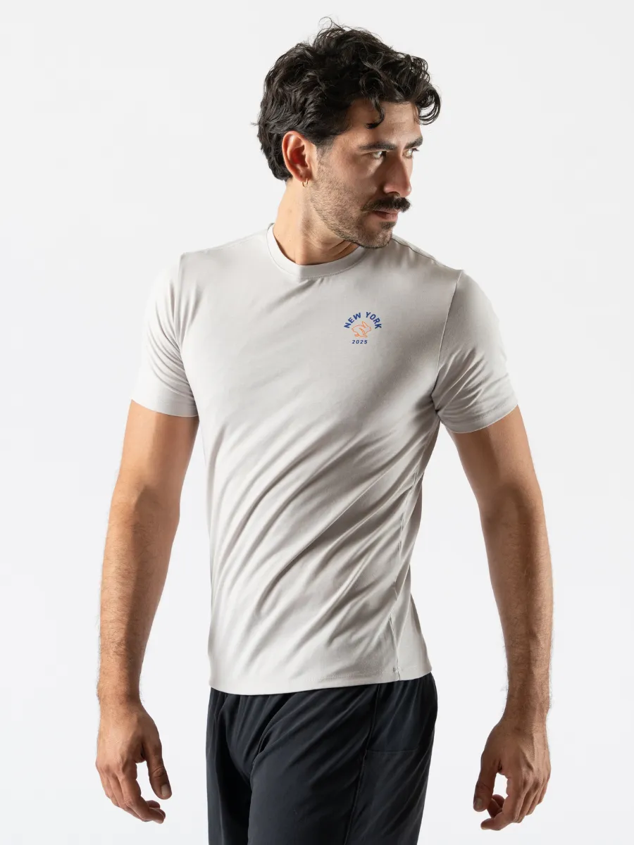 Men's Off The Track Tee | New York Slim Fit Wear Thermal Regulation Layer