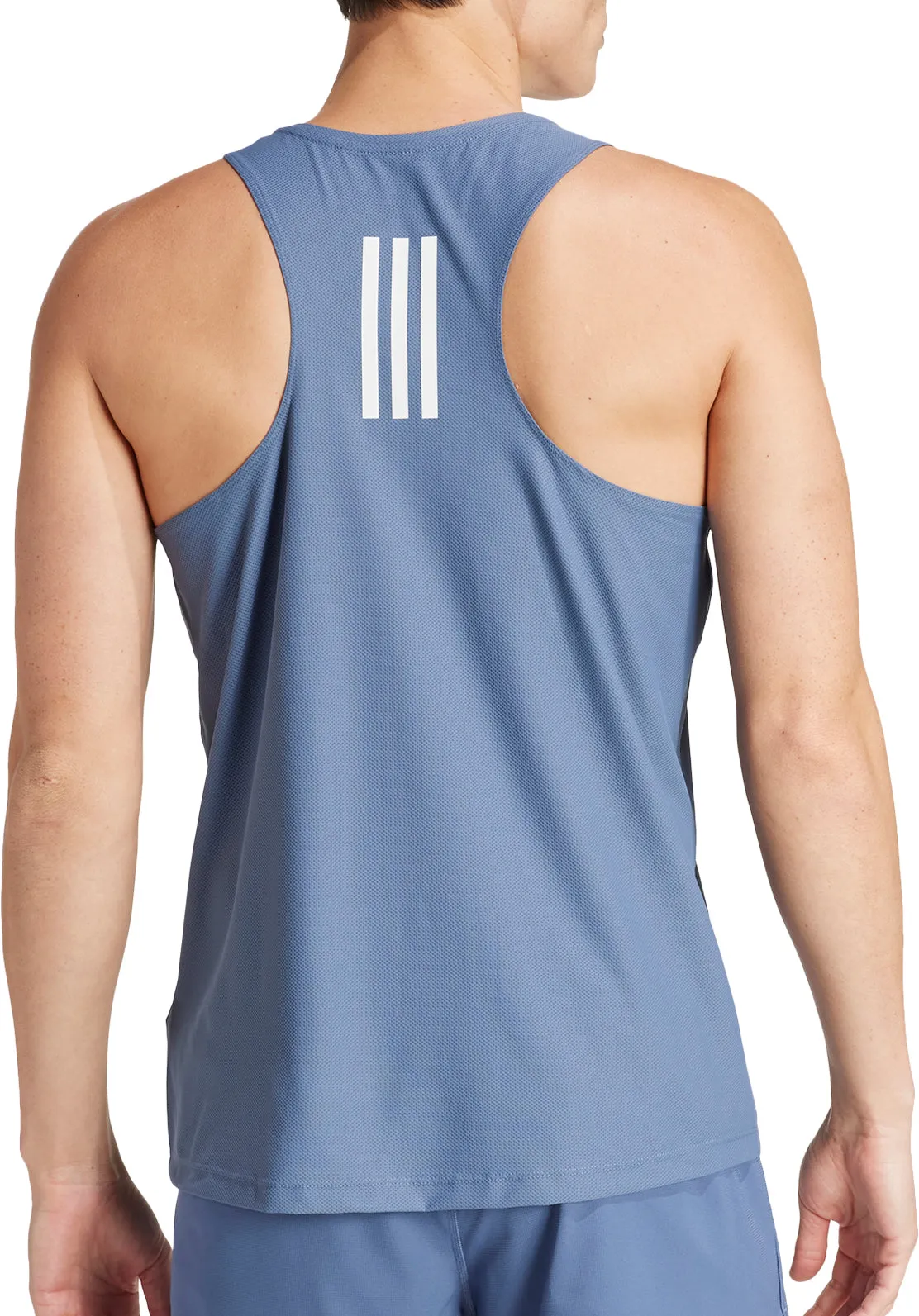 Moisture Management high altitude use adidas Own The Run Mens Running Vest - Blue