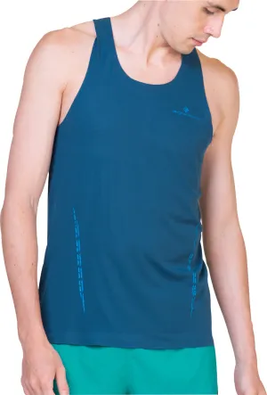 Expandable Ronhill Tech Race Mens Running Vest - Blue