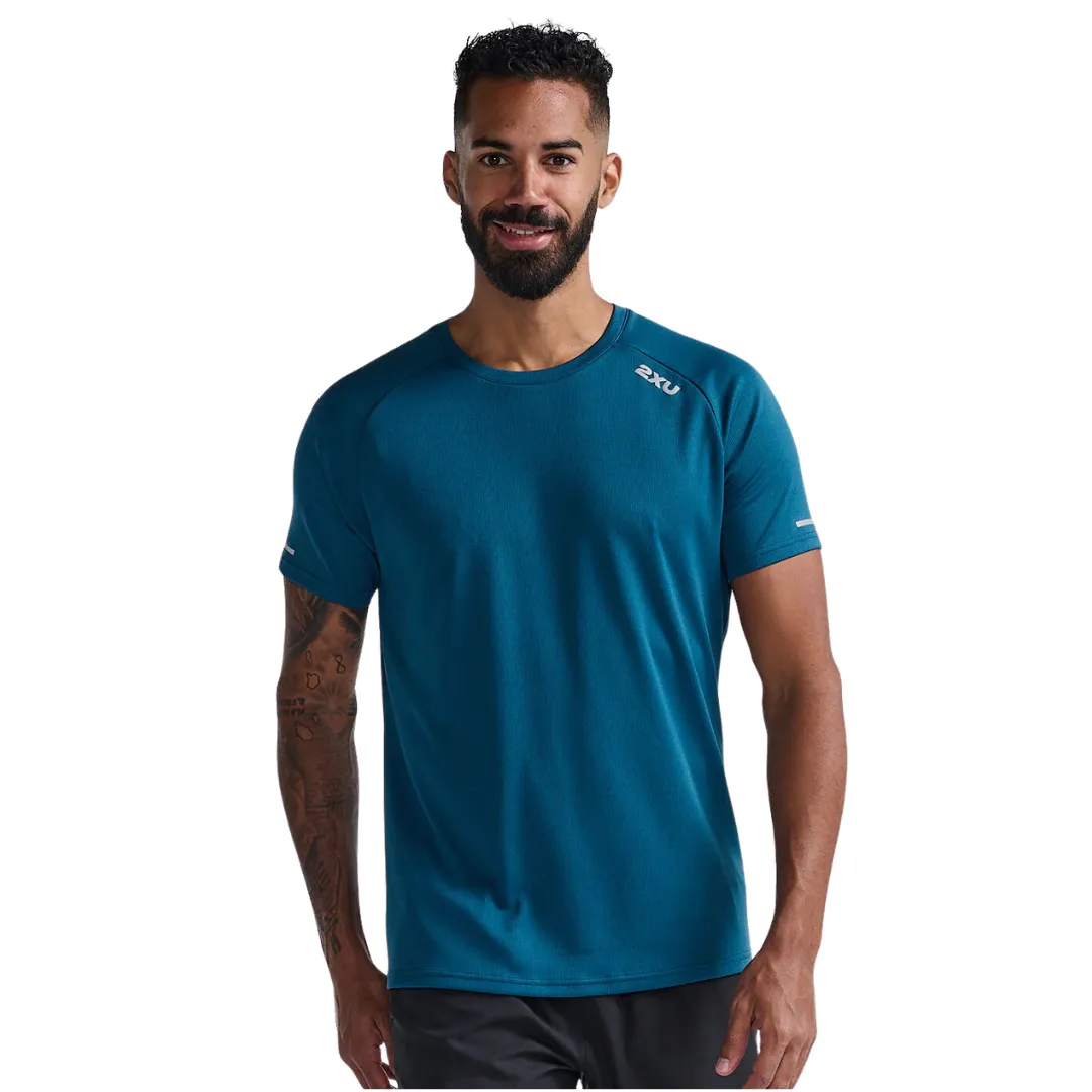 2XU Mens Aero Tee SS24 Everyday Wearable LowImpactDye