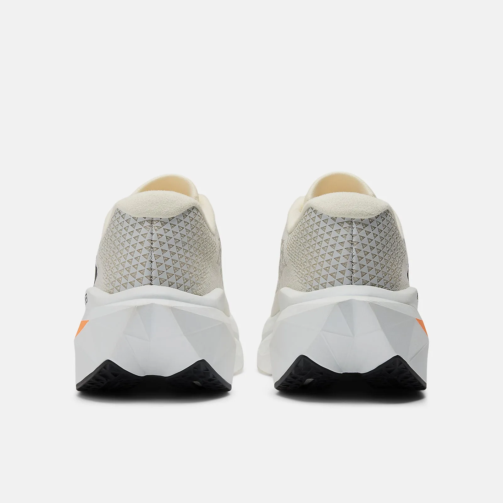 running shoes for professional male runners Rainy - day running New Balance Men's FuelCell SuperComp Trainer v3 (Angora With Hot Mango & Black)