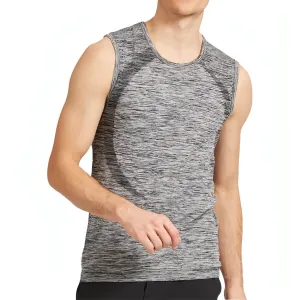 Ohmme Chandra Mens Yoga Vest - Grey traditional warfare