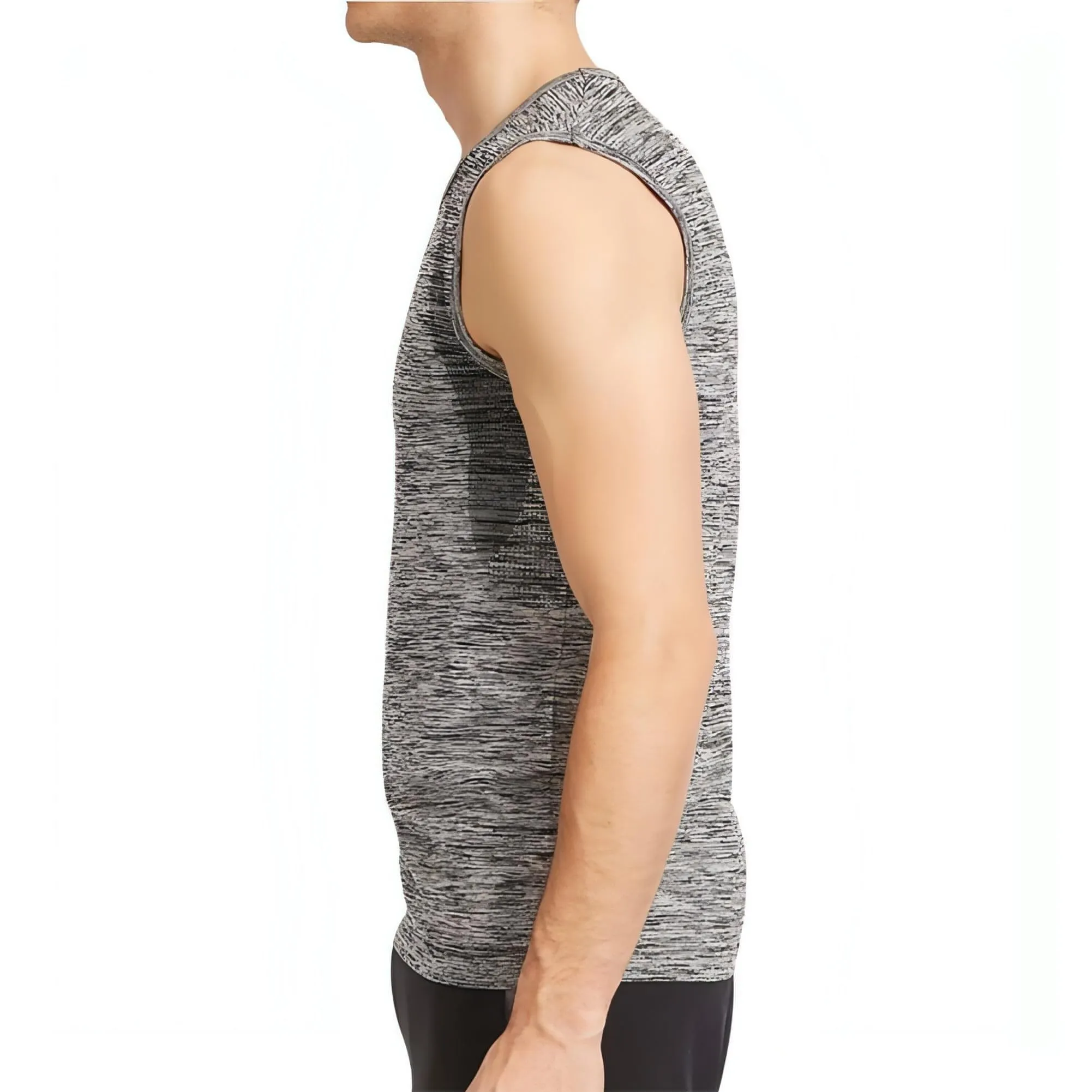 Ohmme Chandra Mens Yoga Vest - Grey color scheme