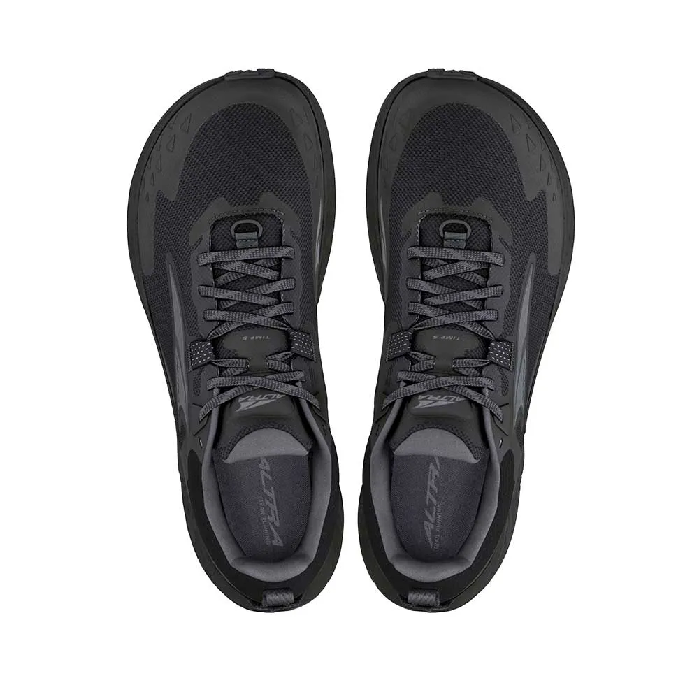 Men's Timp 5 Trail Running Shoe - Black/Black - Regular (D) Dynamic Lockdown Strap