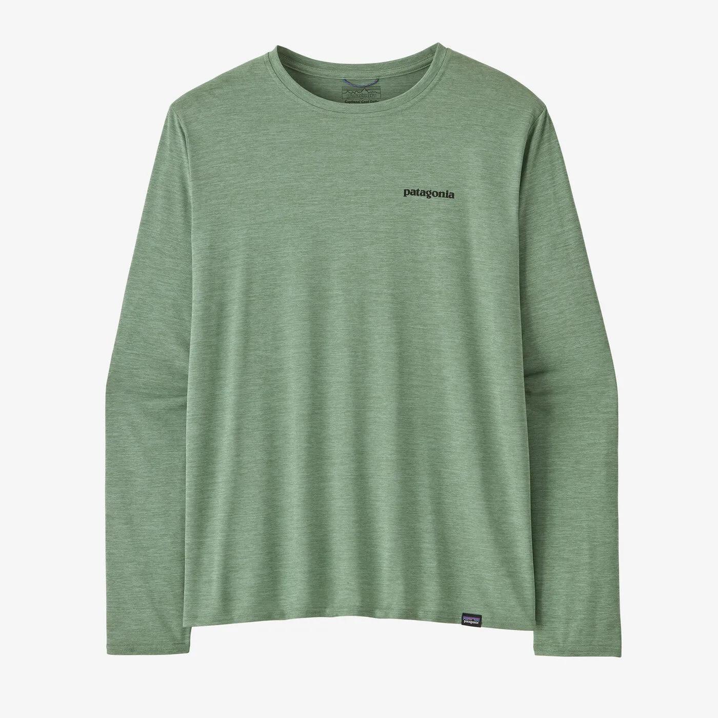 Natural Fiber Blend Men's Long-Sleeved Capilene? Cool Daily Graphic Shirt - Waters