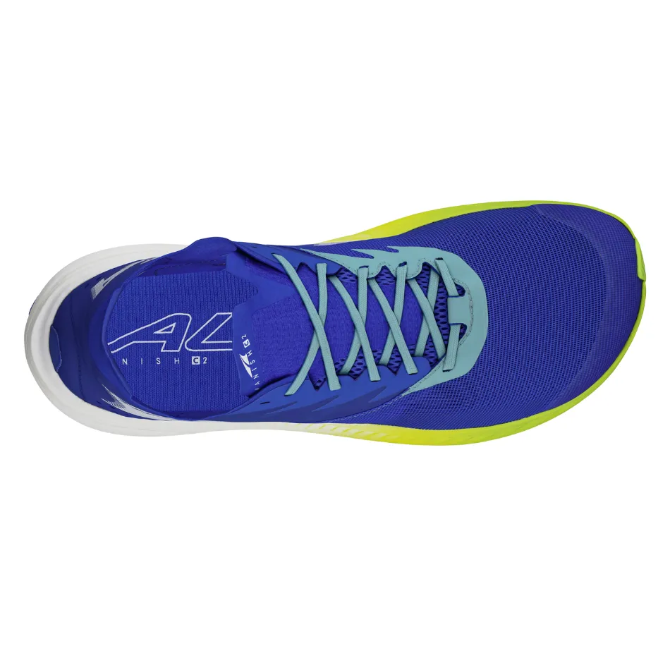 slip - resistant sole shoes Formal Shoes Altra Men's Vanish Carbon 2 Running Shoes in Blue/Lime AW25