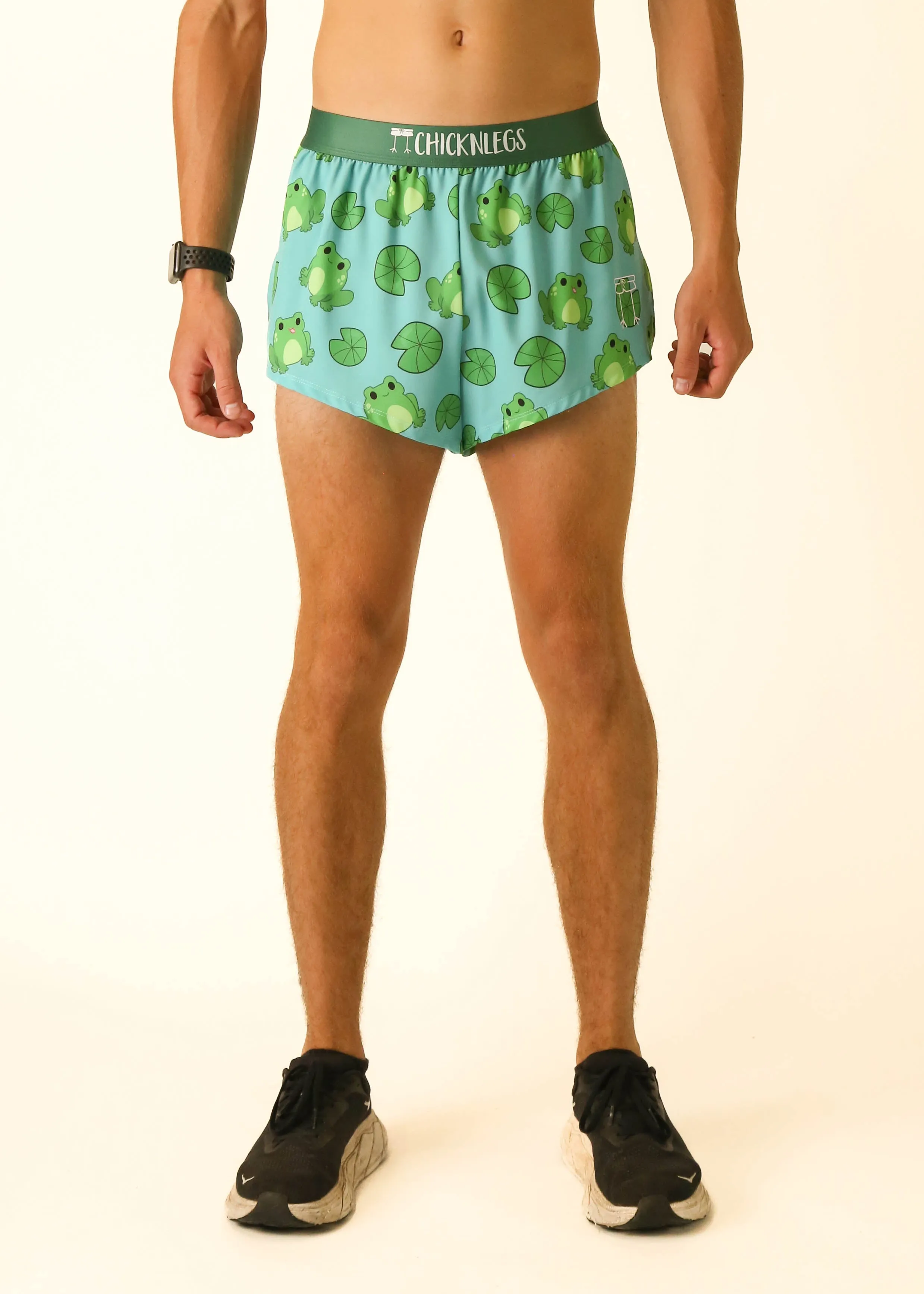 cool tones Men's Fartlek Froggies 2" Split Shorts