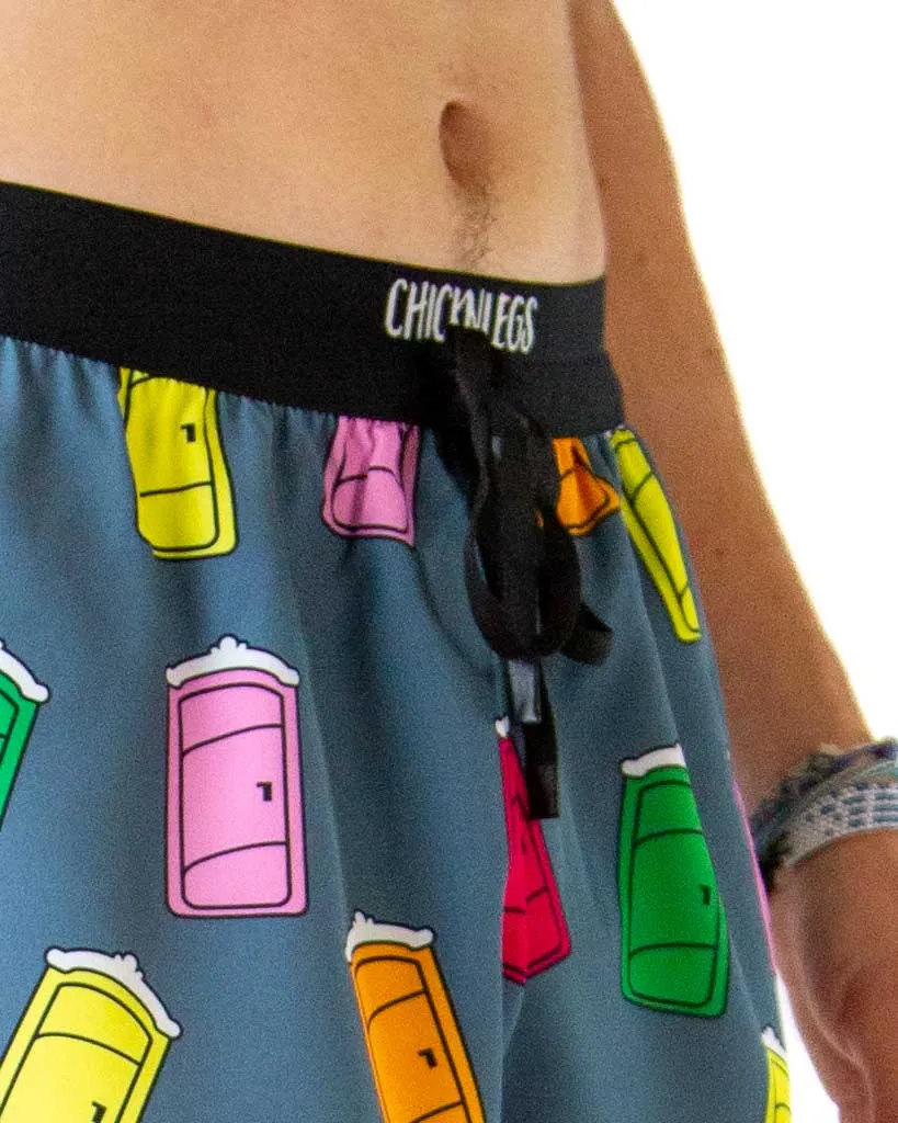 Men's Porta Potty 2" DS Split Shorts clubbing attire City Mood