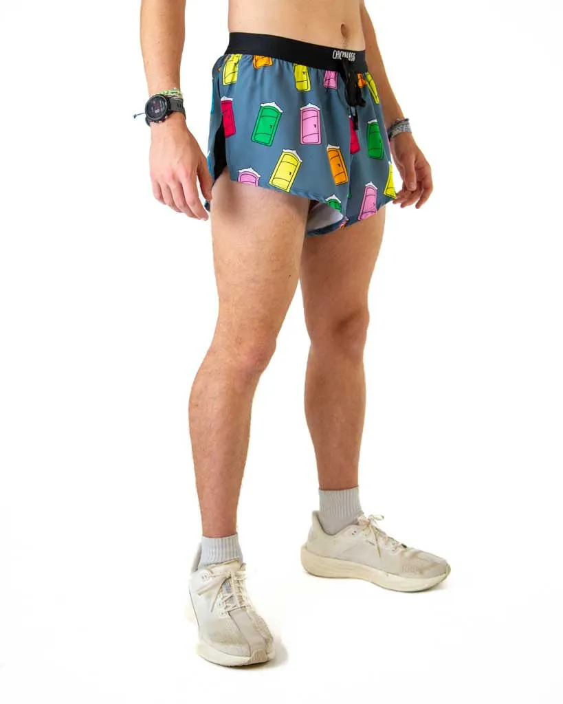Move Friendly Men's Porta Potty 2" DS Split Shorts
