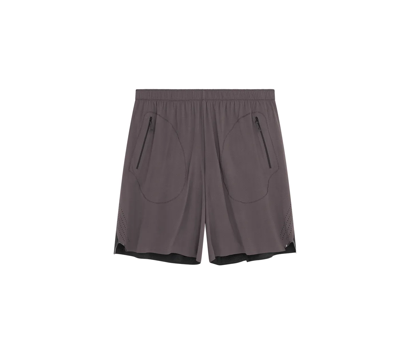 Fit Tech Hassle free maintenance Men's Long Summer Shorts | Grey/Black