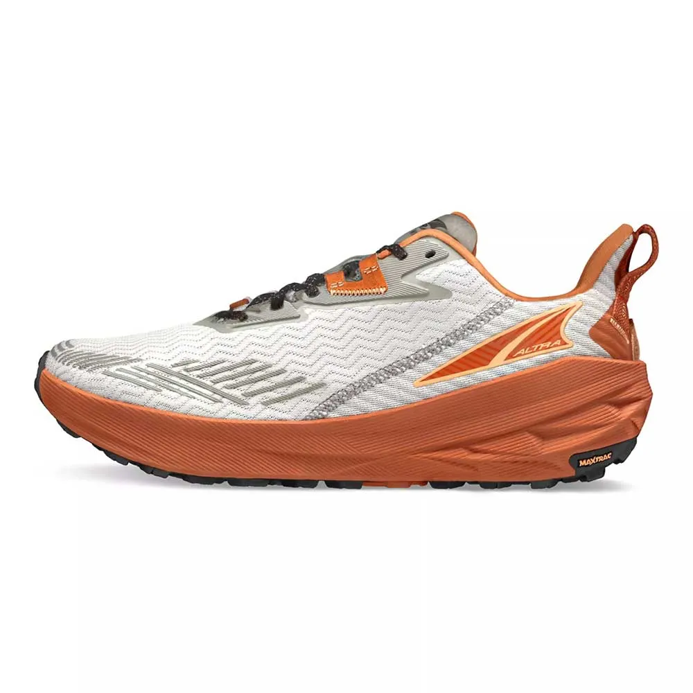 Men's Experience Wild Trail Running Shoe - Gray/Orange - Regular (D) Mid-top