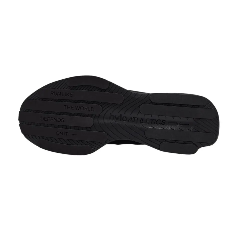 Compression Zoned Support Hylo Unisex Impact Running Shoe in Triple Black
