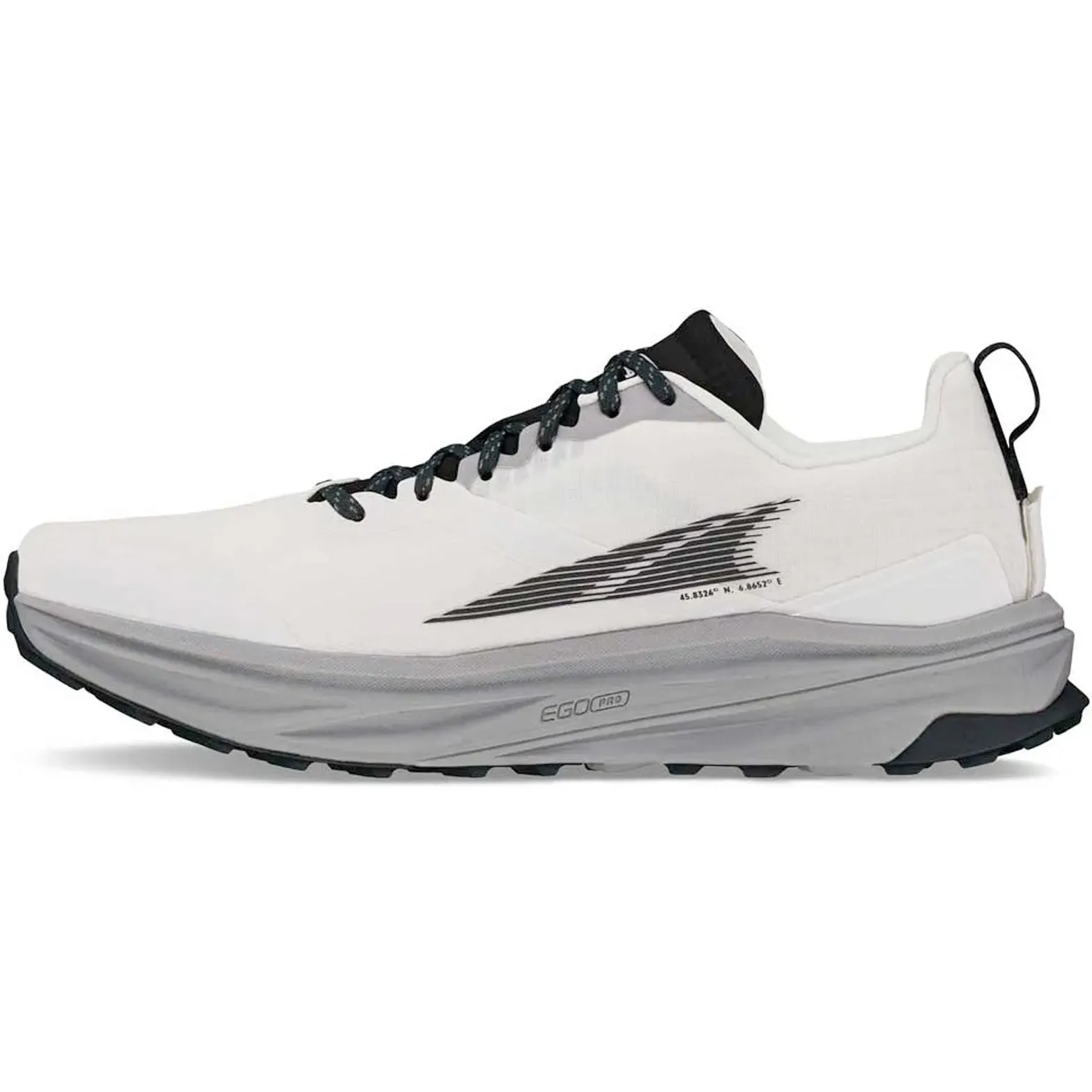 Sock Like Adaptive Fit Energy Returning Foam Men's Mont Blanc Speed Trail Running Shoes White / Coral