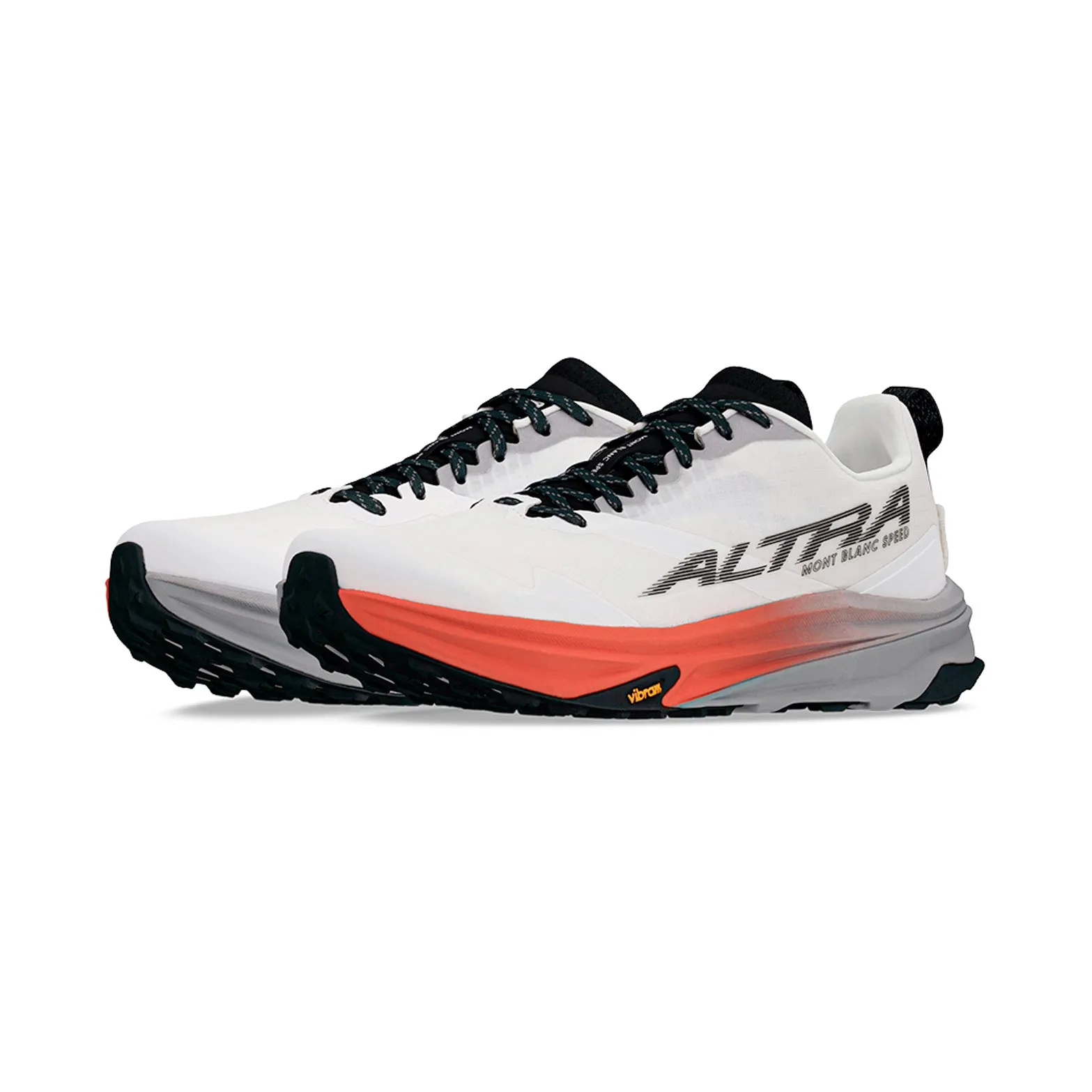 Men's Mont Blanc Speed Trail Running Shoes White / Coral waterproof trail shoes