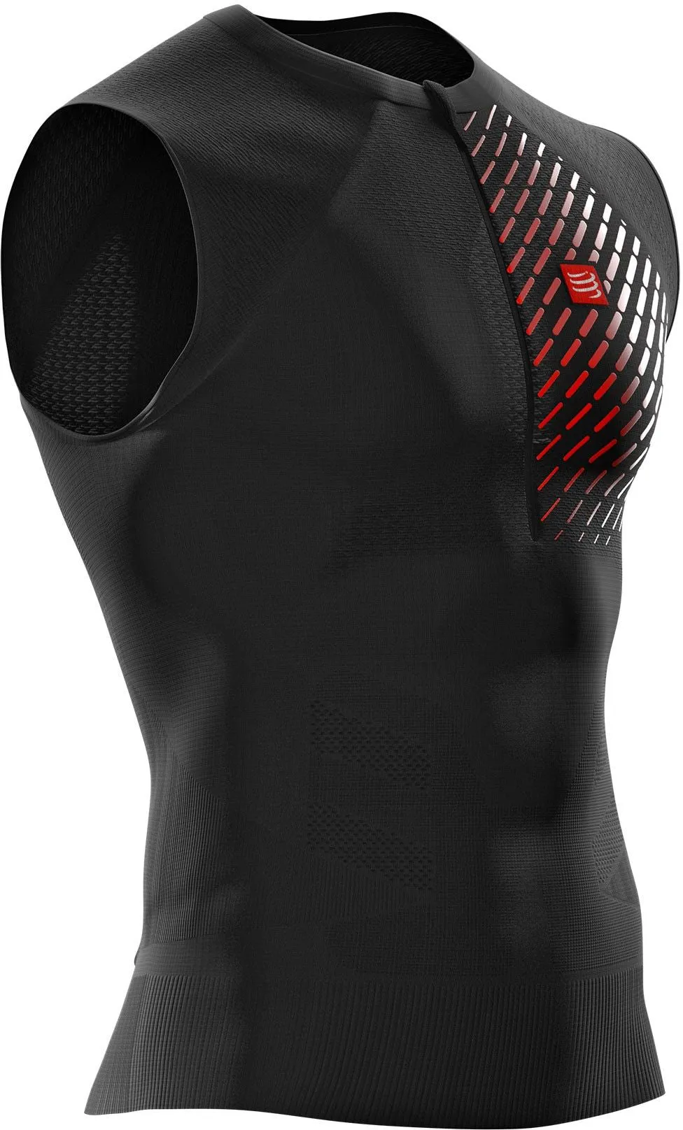 Compressport Trail Postural Mens Running Tank Top - Black Customized high - performance