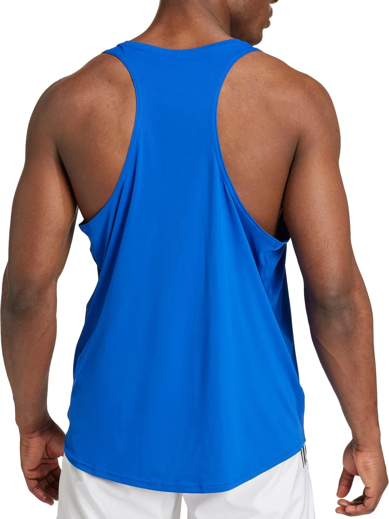 Desert use adidas Adizero Essentials Mens Running Vest - Blue