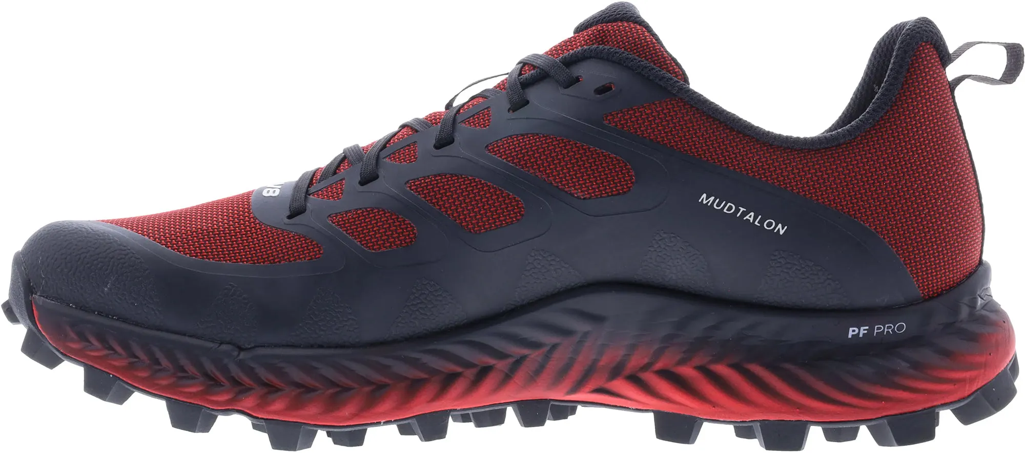 Inov8 MudTalon Mens Trail Running Shoes - Red Enhanced Stability resilient trail sneakers