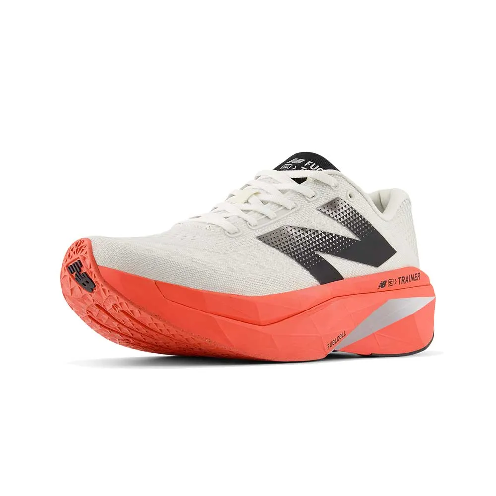 Men's FuelCell SuperComp Trainerv3 Running Shoe - Urgent Red/Sea Salt - Regular (D) Rock Guard Plate