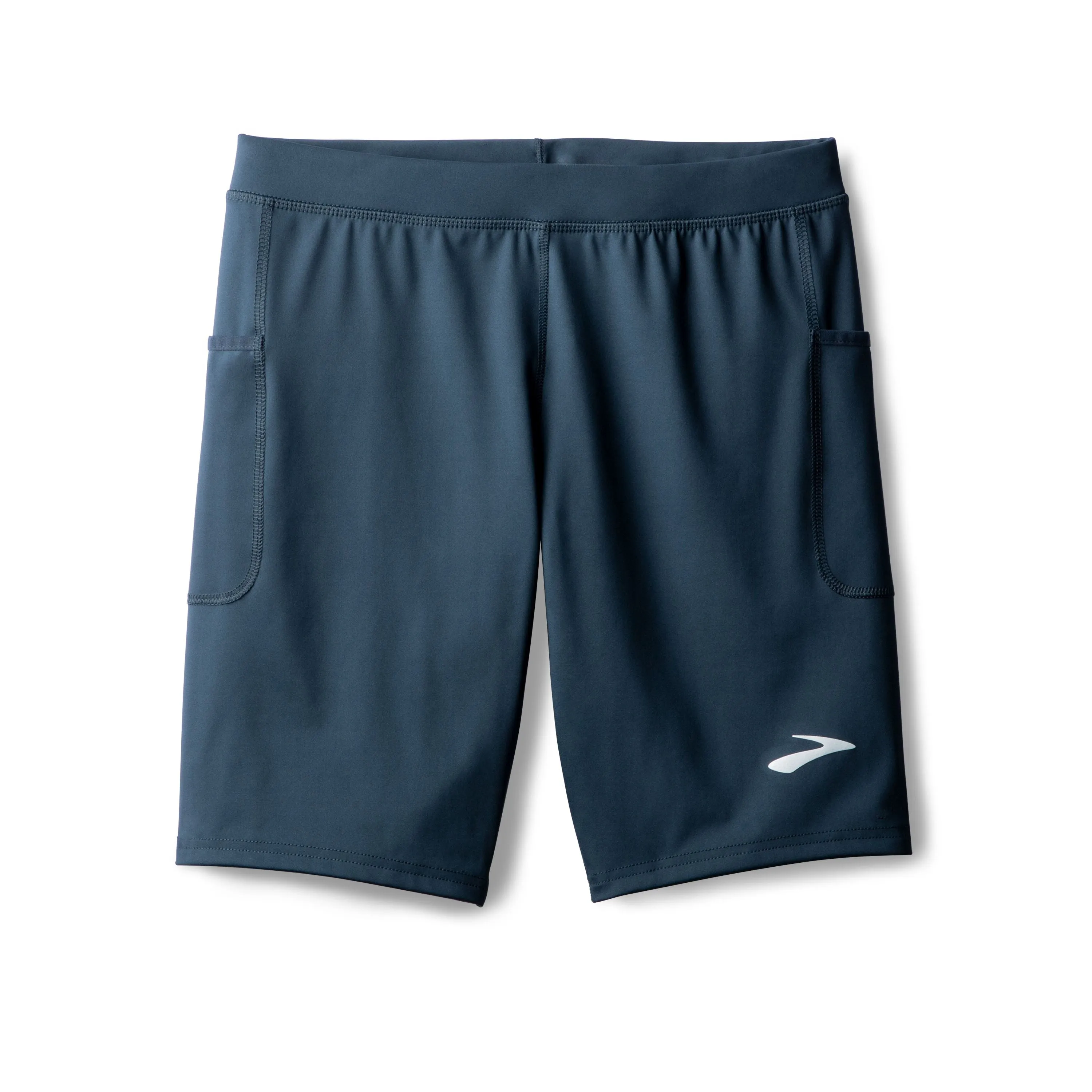 Anti Odor Reinforced Seams Brooks | Source 9" Short Tight | Men's | Blue Slate