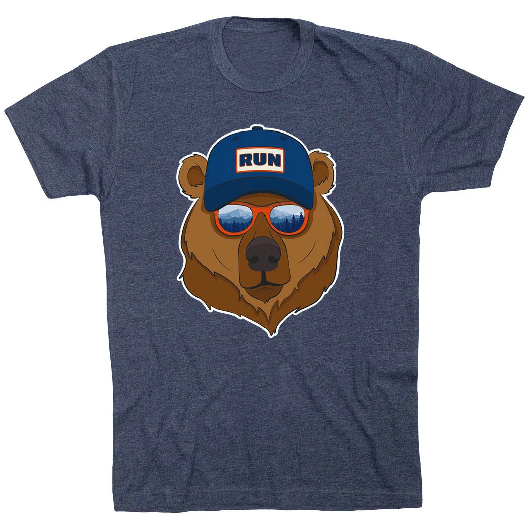 Cozy Vibe Matte Look Running Short Sleeve T-Shirt - Bear Run