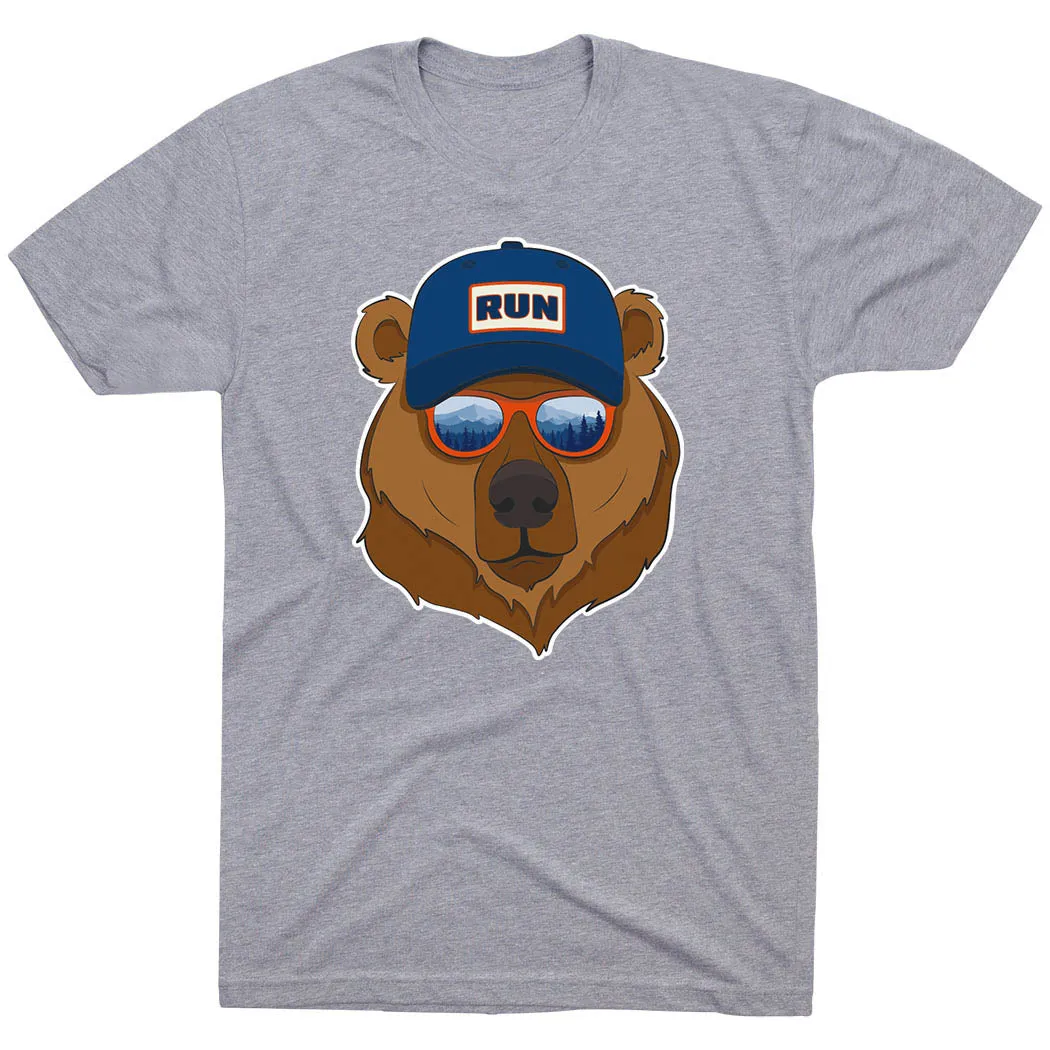 Date night Running Short Sleeve T-Shirt - Bear Run