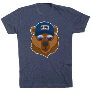 Cozy Vibe Matte Look Running Short Sleeve T-Shirt - Bear Run