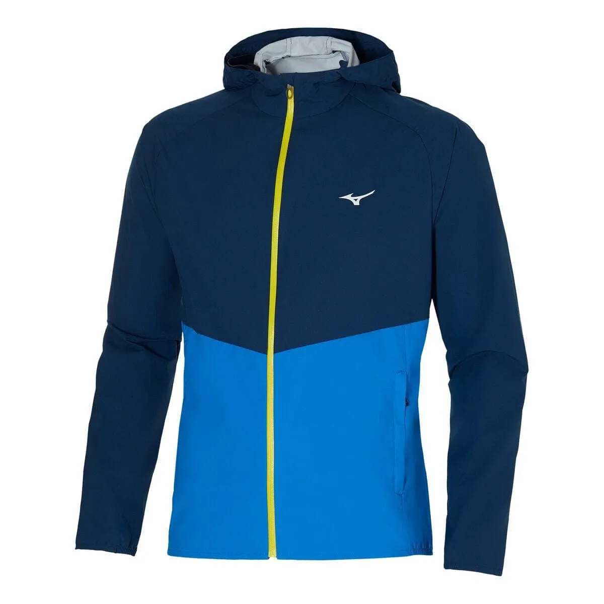 campers Mizuno Waterproof 20K ER Jacket (Mens) - Moonlight Ocean/Indigo Bunting