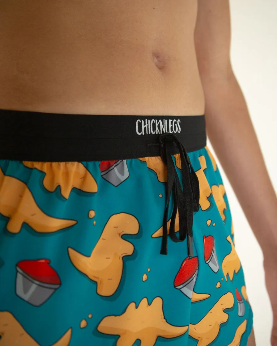 Hygienic Antimicrobial Layer Men's Nuggets 2" DS Split Shorts