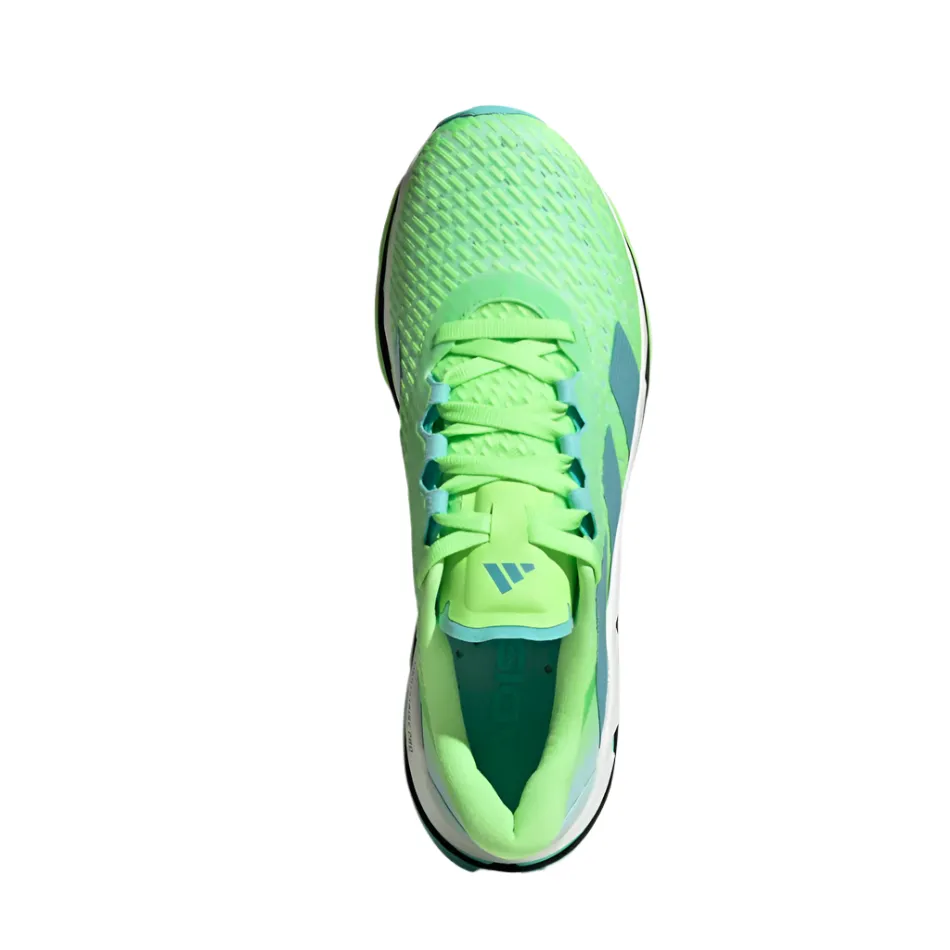Adidas Men's Adistar BYD Running Shoes in Lime Burst/Mint Ton/Flash Aqua AW25 value - brand shoes