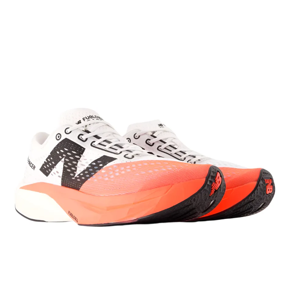 New Balance Men's Fuelcell Supercomp Pacer v2 Running Shoes in Urgent Red/White/Black AW25 indoor activity