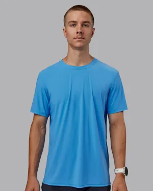 Cadence Tee - Azure Blue Cozy Wearable Breathable Wearable